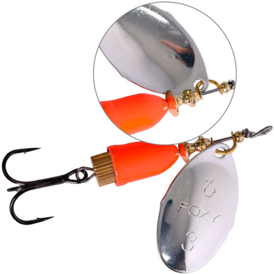 Блесна вращающаяся LureMax Foxy-4 16гр. цвет 001/Rdгр.l