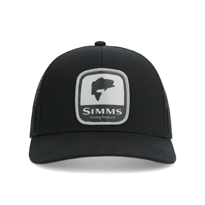 Кепка Simms Double Haul Icon Trucker, Bass Black