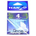 Кольцо заводное плоское усиленное Hanzo SR 9010 №4 BLN (уп.10 шт.)