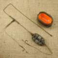 Оснастка карповая ORANGE #42/1 Classic Flat Method Leadcore + Mould, для бойла, 30 гр., в уп. 1 шт.