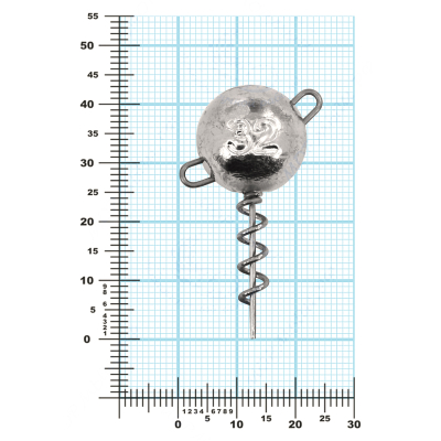 Мормыш Огрузка "Шар Штопор" 25 мм, вес 32 гр (St-25-32)