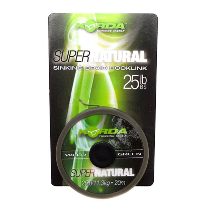 Поводковый материал Korda SuperNatural Green 25lb KSNG25