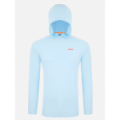 Футболка Pike Sunshield Hoodie Print Sky Blue р. 2XL