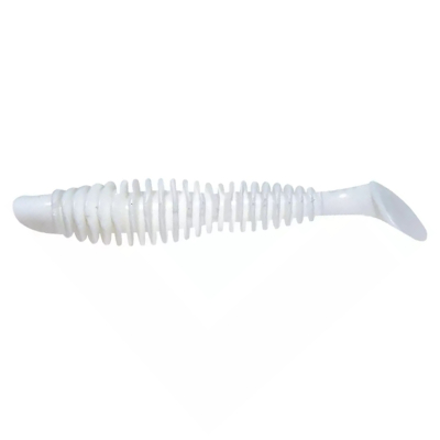Силиконовая приманка Yaman Pro Arris Shad 4" цвет #01 - White (уп. 4 шт.)