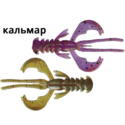 Силиконовые приманки Crazy Fish Nimble 1.2" 76-30-12/14-6 кальмар цв. 12/14
