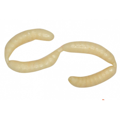 Мягкая приманки LureMax Maggot 0,5''/1см LSMG05B-015-White (банка)