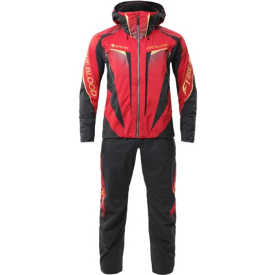 Костюм дождевой мужской Shimano RA-120Y BLD RED 2XL, цвет - красный, р. 54