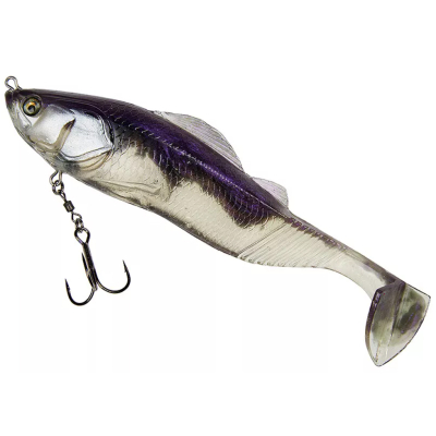 Силиконовая приманка Adusta Pick Tail Swimmer 7" цв. #207 Wakasagi