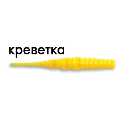 Силиконовая приманка Crazy Fish Polaris 5-4.5-3-4 креветка цв. banan (банан) 