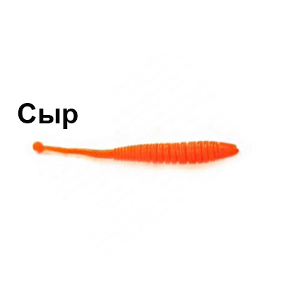 Мягкая приманка Trout Zone Boll 2.9" Оранжевый "Сыр"