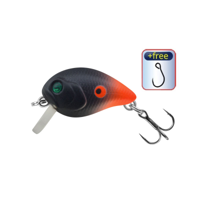 Воблер Sprut Tami Crank 27F (Floating/27mm/2,5g/0,1-0,2m/MBKOT) + Один Одинарный Крючок (S-75M #6)