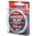 Фидергам Namazu Feeder Gum, L-10 м, d-0,7 мм, прозрачный