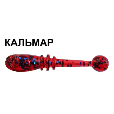 Силиконовая приманка Crazy Fish Whitebait 0.8" 16-20-73-6 кальмар цв. blue ruby (синий рубин)
