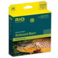 Шнур нахлыстовый Rio OutBound Short WF5F цв. Ivory/Moss