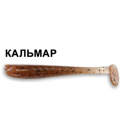 Силиконовая приманка Crazy Fish Nano Minnow 6-40-8-6 кальмар цв. coffee (кофе)