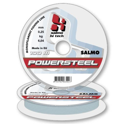 Леска моно. Salmo Hi-Tech Powersteel 100m 0.17mm