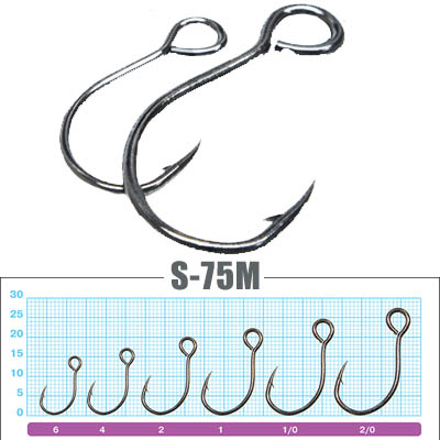Одинарный крючок Owner S-75M 51642 № 6