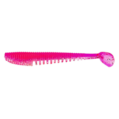 Силиконовая приманка Helios Varuna 4,33"/11см Silver Sparkles & Pink 7шт. (HS-35-035)