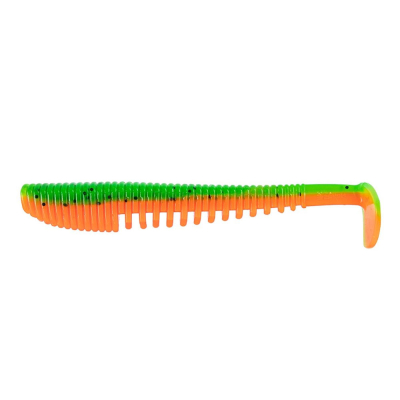 Силиконовая приманка Helios Varuna 4,33"/11см Pepper Green & Orange 7шт. (HS-35-018)