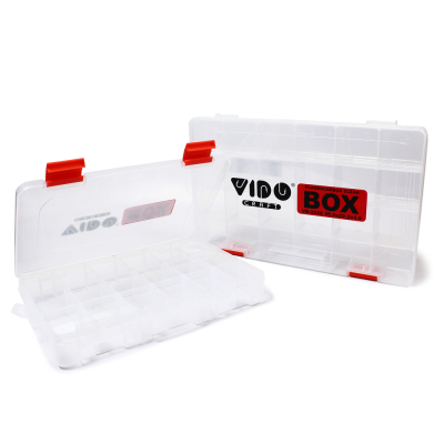 Коробка для приманок Vido Craft VD-2019 Fluorocarbox Clear Box, размер 27.5х18х4.2 см