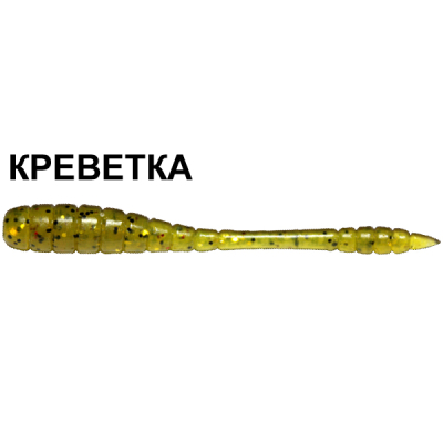 Силиконовая приманка Crazy Fish Tipsy 9-5-1-4 креветка цв. olive (оливка)