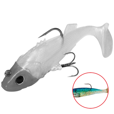 Силиконовая приманка оснащенная Mikado Crystal Fish WXH-61-6см цв. 64 (1уп.-2шт.)