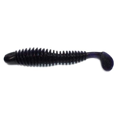 Силиконовая приманка Yaman Pro Arris Shad 4" цвет #08 - Violet (уп.4 шт)