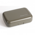 Коробка для мормышек и мушек Mikado (12,8 х 8,6 х 3,4см) серая, водонепроницаемая (Арт.UAM-034A-GY)