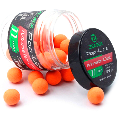 Бойлы плавающие ZEMEX Pop-Ups Monster Crab, 11 мм, 25 гр