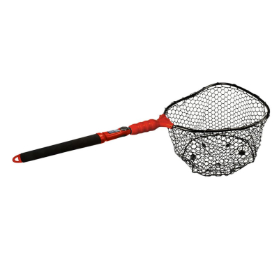 Подсак-слайдер нетонущий EGO S2 Slider Compact; обруч 43х48х38 см; резина-плоское дно; рукоятка 46-91