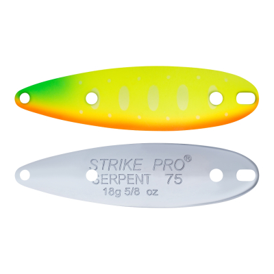 Блесна колеблющаяся Strike Pro Serpent Single 65M одинарник-незацепляка, 14.0 гр, 6.5 см ST-010AS #A178S-CP