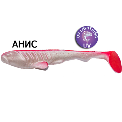 Силиконовая приманка Crazy Fish Tough 5.9" 60-150-66rbt-1 анис цв. 66rbt