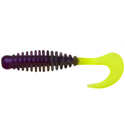 Силиконовая приманка Boroda Baits Phantom 110 mm ЧЕРНЫЙ/ШАРТРЕЗ (Black/Chart)