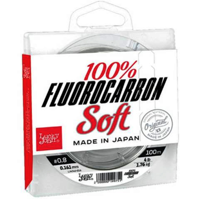 Леска Lucky John Fluorocarbon Soft 100/028