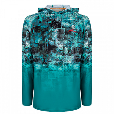 Футболка FHM "Mark Hoodie" V3 Принт мятный/мятный р-р 4XL