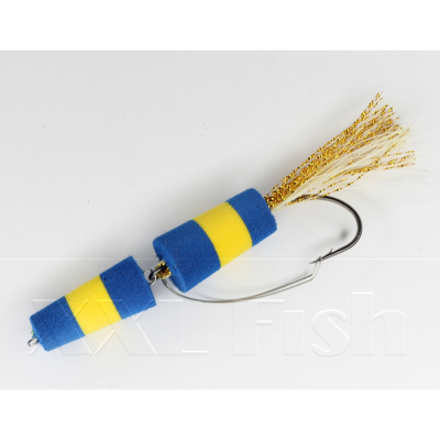 Приманка Мандула "Флажок" XXL Fish Модель 124 цв. СинеЖелтоСиний