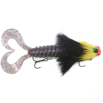 Приманка RSK Fishing MAUS XXL (диаметр головы 25 mm) 25см 98гр тело цвет 055 желто-черная голова