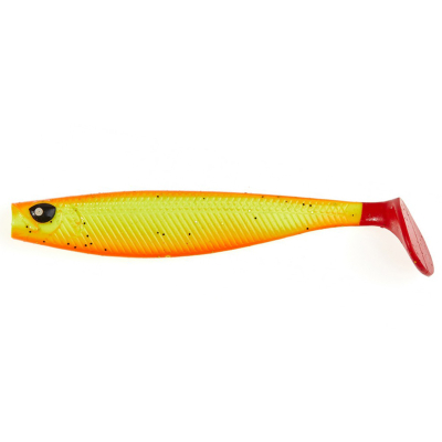 Силиконовая приманка Lucky John 3D Series Red Tail Shad 3.5" цв. PG03 5шт.