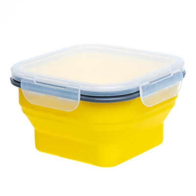 Контейнер силиконовый складной 890мл с крышкой-защелкой Premier Fishing (PR-FH013)