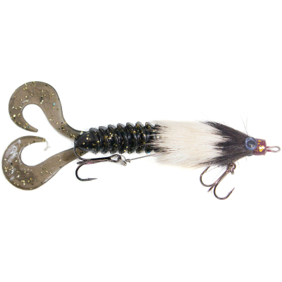 Приманка RSK Fishing MAUS XS (диаметр головы 10 mm) 13см 17гр -Черно-белая голова, хвост черно-золотой