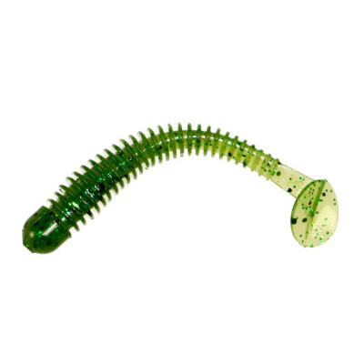 Силиконовые приманки Русская Фишка Катюша, Креветка 9 см (Цвет 17, Киви)