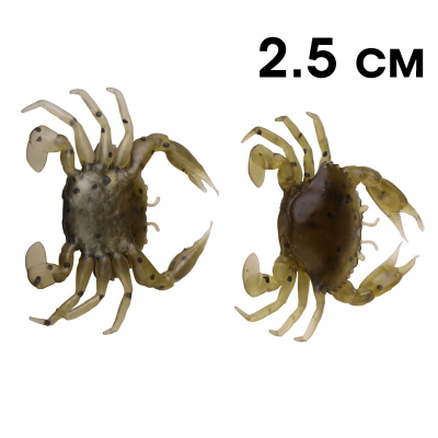 Приманки Savagear LB 3D Manic Crab 2,5 Tan Crab 5pcs 48677