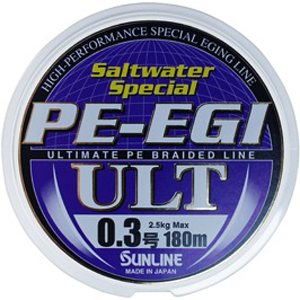 Шнур плетеный Sunline PE EGI ULT HG 180m -  0.128mm