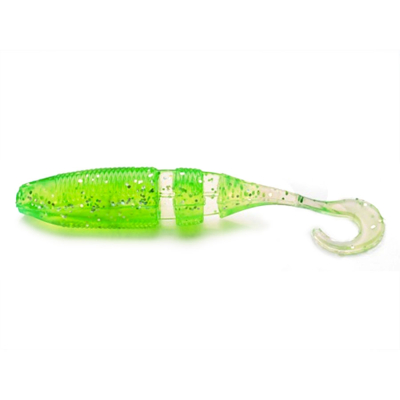 Эластичная приманка Lake Fork Sickle Tail Baby Shad цв. Chart Ice