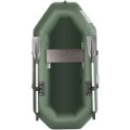 Лодка Бриз 190 с веслами зеленый (Тонар)