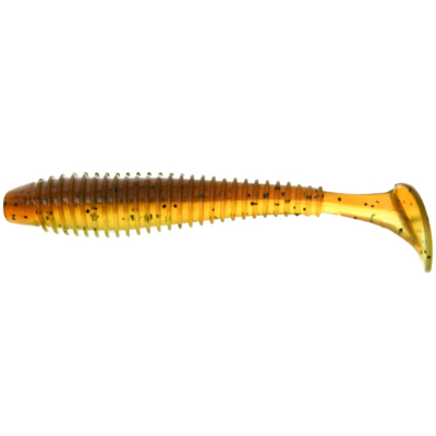 Силиконовая приманка Flagman Mystic Fish Fat 3,8" цвет #2112 Watermelon Chartr (3шт)