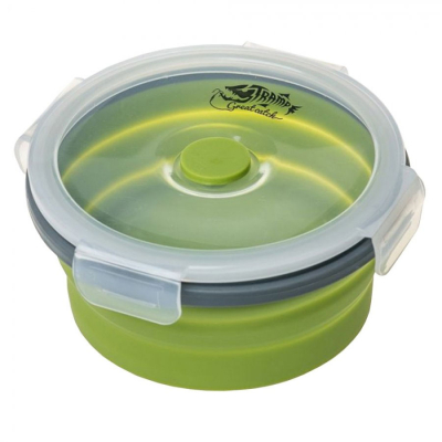 Tramp контейнер складной с крышкой-защелкой 550 мл оливковый
