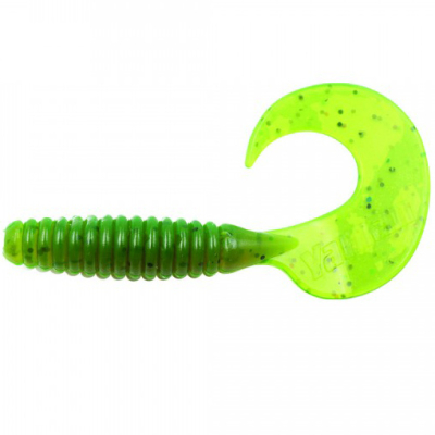 Силиконовая приманка Yaman Pro Spiral 5" цвет #10 - Green pepper (уп.5 шт)