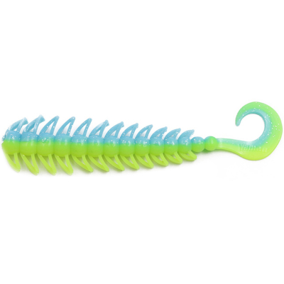 Силиконовая приманка Yaman Pro Ruff 4" цвет #18 - Ice Chartreuse (уп. 5 шт.)