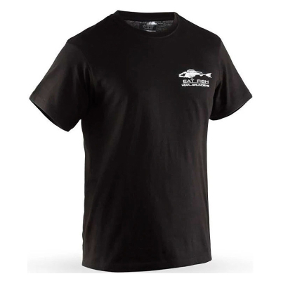 Футболка Grundens Eat Fish T-Shirt 905, Black, S